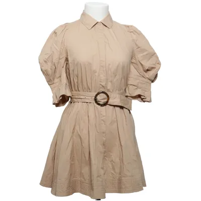Robe chemise (Beige) de Bardot Coton
