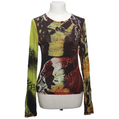 Long sleeve T-shirt (Black, Multicolored) from Jaded London Elastane, Viscose