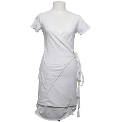 Wrap dress (White) from Hunkydory Essentials Cotton, Elastane