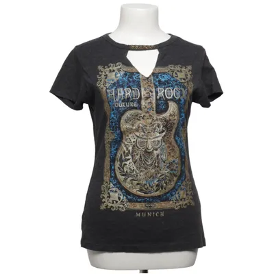 T-shirt (Gris, Bleu, Or) de Hard Rock Couture Coton, Polyester
