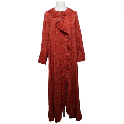Robe chemise (Rouge, Marron) de Mango Premium Polyester