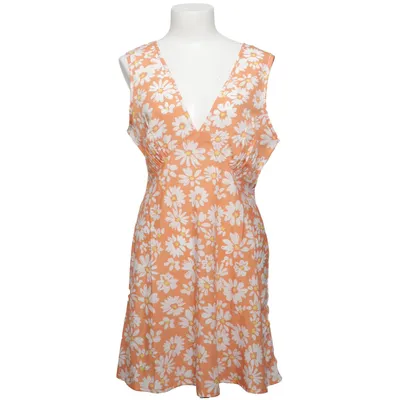 Robe (Orange, Blanc) de Influence Polyester
