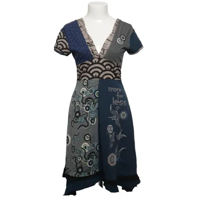 Robe (Bleu, Multicolore) de Desigual Coton, Viscose