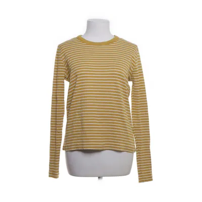 Långärmad t-shirt (Gul, Vit) från MTWTFSS WEEKDAY Bomull, Elastan