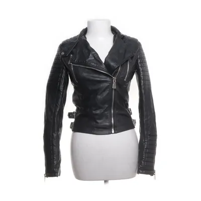 Bikerjakke (Sort) fra Voyelles Polyurethan, Polyester