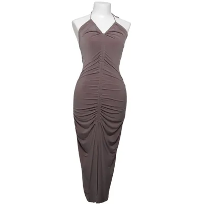Maxikjole (Brun) fra Zara Elastan, Polyester