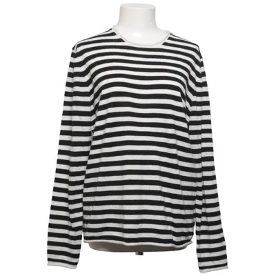 Langærmet t-shirt (Hvid, Sort) fra H&M Man Akryl