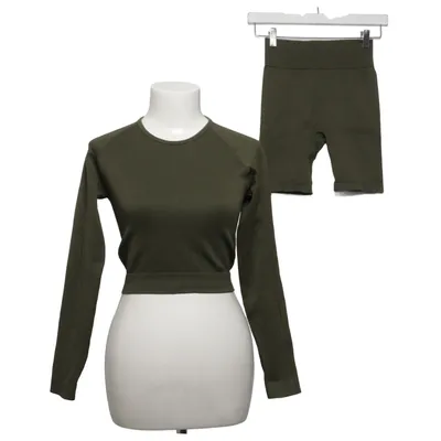 Ensemble de vêtements de sport (Vert) de New Apparel Élasthane, Polyamide