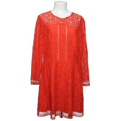 Jurk (Rood) van Armani Exchange Katoen, Elastaan, Polyamide, Polyester, Viscose