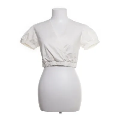 Crop top (Wit) van Manda Katoen