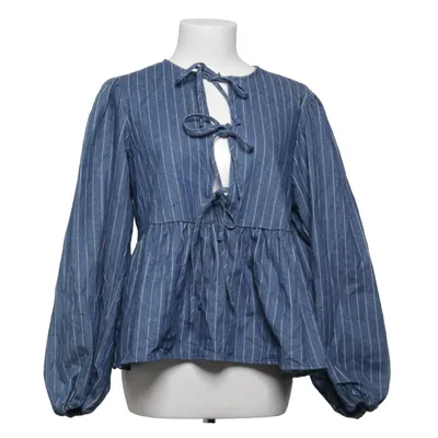 Blus (Blå, Vit) från Pieces Bomull