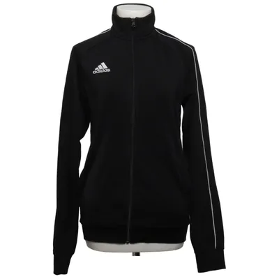Träningsjacka (Svart, Vit) från Adidas Polyester