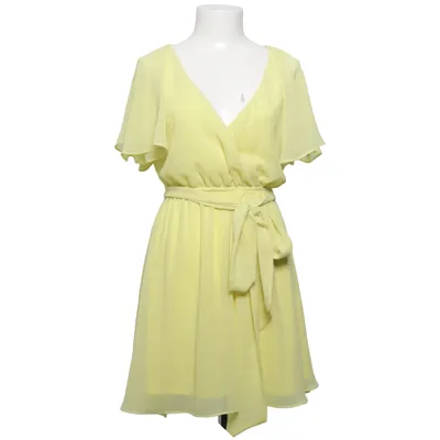 Robe portefeuille (Jaune) de Goddiva Polyester