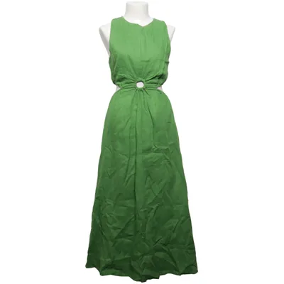 Långklänning (Grön) från Mango Bomull, Linne, Polyester