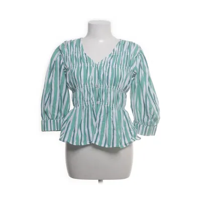 Blouse (Groen, Wit) van Ganni Organisch katoen