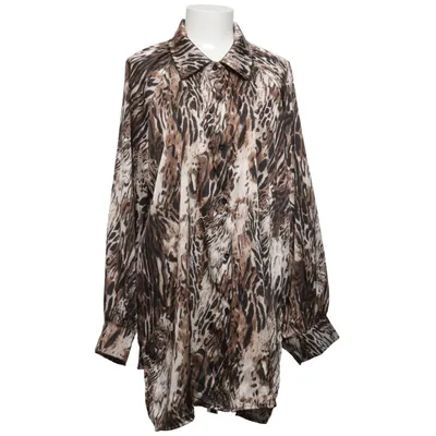 Shirt (Brown, Black, White) from Lamiar Polyester