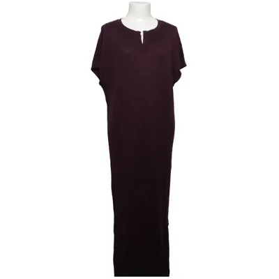Robe longue (Violet) de Gobi Cachemire, Soie
