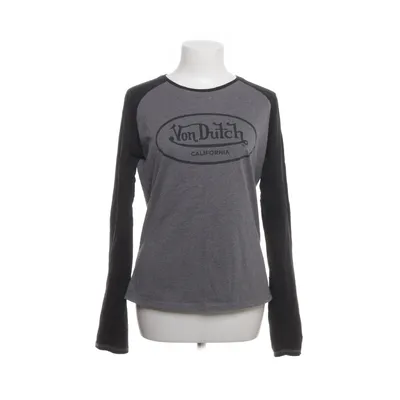 Baseball T-shirt (Gray, Black) from Von Dutch Cotton, Polyester