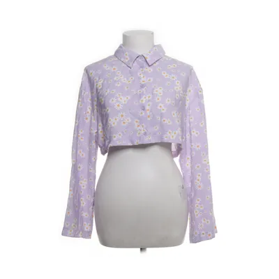Shirt (Purple, White, Orange) from ASOS Design Polyamide, Viscose