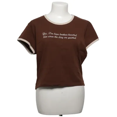 T-shirt (Brun) från Abba Bomull