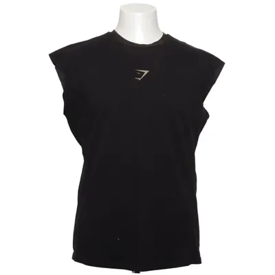 Débardeur de sport (Noir) de Gymshark Coton, Élasthane, Polyester recyclé