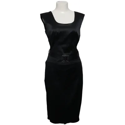 Robe (Noir) de Nuance Coton, Élasthane