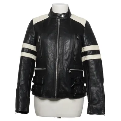 Motorcycle jacket (Black, White) from Won Hundred