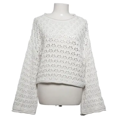 Tröja (Vit) från Gina Tricot Akryl, Bomull