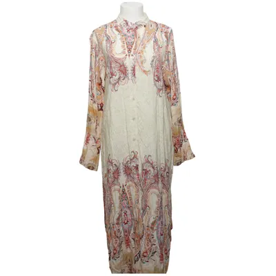 Maxi jurk (Beige, Meerkleurig) van Marta du Chateau Viscose