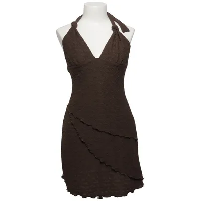 Halternek jurk (Bruin) van Forever 21 Elastaan, Polyester