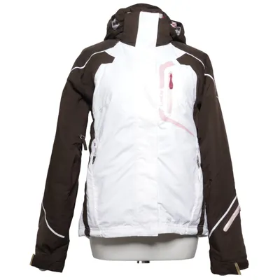 Ski jacket (White, Brown, Pink) from Oxylane Polyamide, Polyester