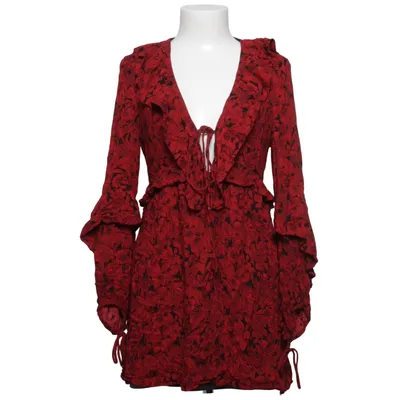 Kjole (Rød, Sort, Flerfarvet) fra Zara Trafaluc Collection Polyester, Viscose