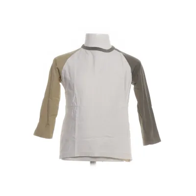 Langærmet t-shirt (Hvid, Grøn) fra Zara