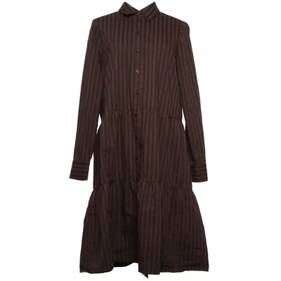 Dress (Brown, Black) from InWear Cotton, Elastane, Polyester