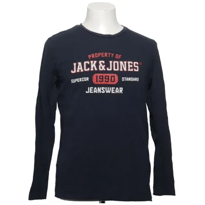 Long sleeve T-shirt (Blue) from Jack & Jones Cotton