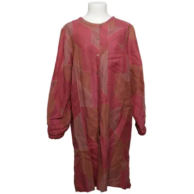Tunic (Red, Brown, Multicolored) from Gudrun Sjödén Linen, Lyocell