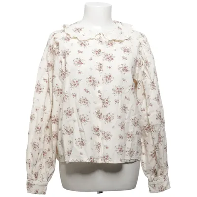 Bluse (Beige, Rød) fra Newbie by KappAhl Bomuld