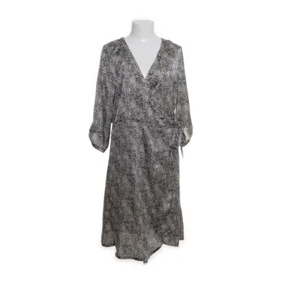 Wrap dress (Black, White) from TQF Collection Polyester
