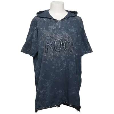Short sleeve hoodie (Blue) from No Secret Cotton