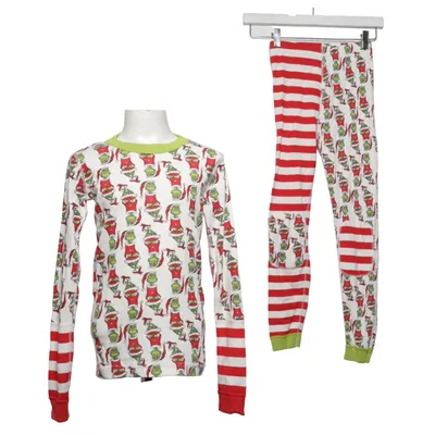 Pyjama (Wit, Rood, Groen) van Hanna Andersson Organisch katoen