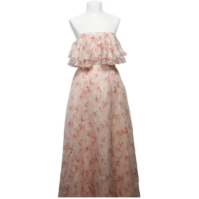 Dress (Pink, Multicolored) from Lulus Elastane, Polyester