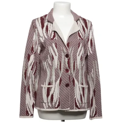 Cardigan (Red, White, Gray) from Judith Williams Cotton, Metallic fiber, Polyamide, Viscose