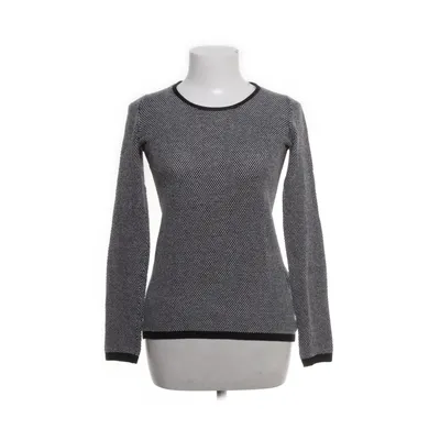 Sweater (Black, White) from Cache Cache Cotton, Nylon, Viscose