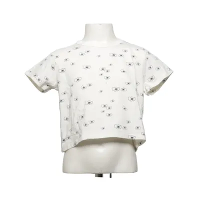 T-shirt (Vit, Svart) från Gro Elastan, Ekologisk bomull