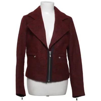 Blazer (Rouge) de Charlotte Eskildsen Acétate, Laine d'alpaga, Coton, Polyester