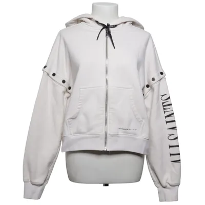 Huvtröja (Vit) från Allsaints Bomull, Polyester