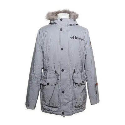 Vinterjacka (Silverfärgad) från Ellesse Polyester, Pälsimitation, Rävpäls