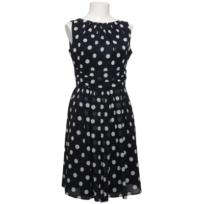 Klänning (Blå, Vit) från Swing Polyester
