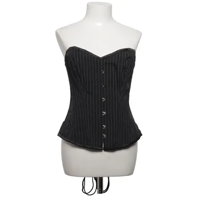 Corset (Noir) de Burlesk Coton, Polyester