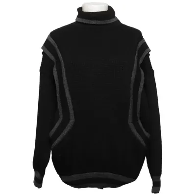 Pul à col roulé (Noir, Gris) de Isabel de Pedro Acrylique, Polyester, Laine